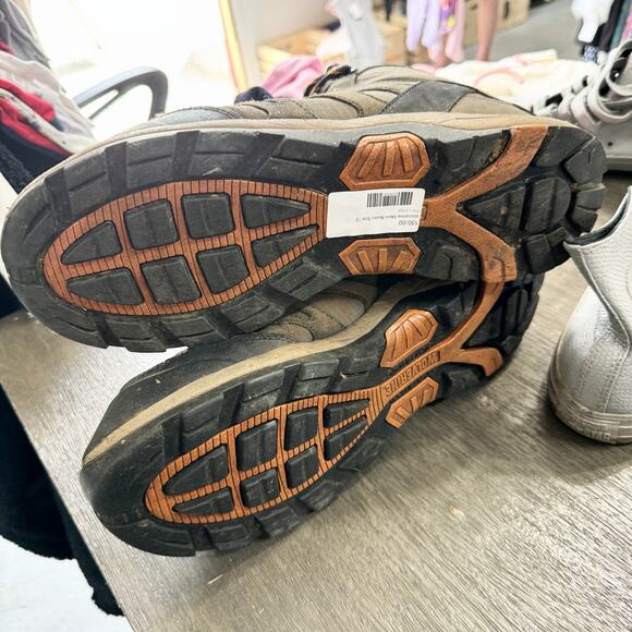 Wolverine Mens Fletcher Hiking Trail Boots Gray Black Lace Up Waterproof 13 - Picture 9 of 10